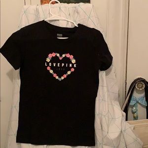 VS Pink black tee shirt